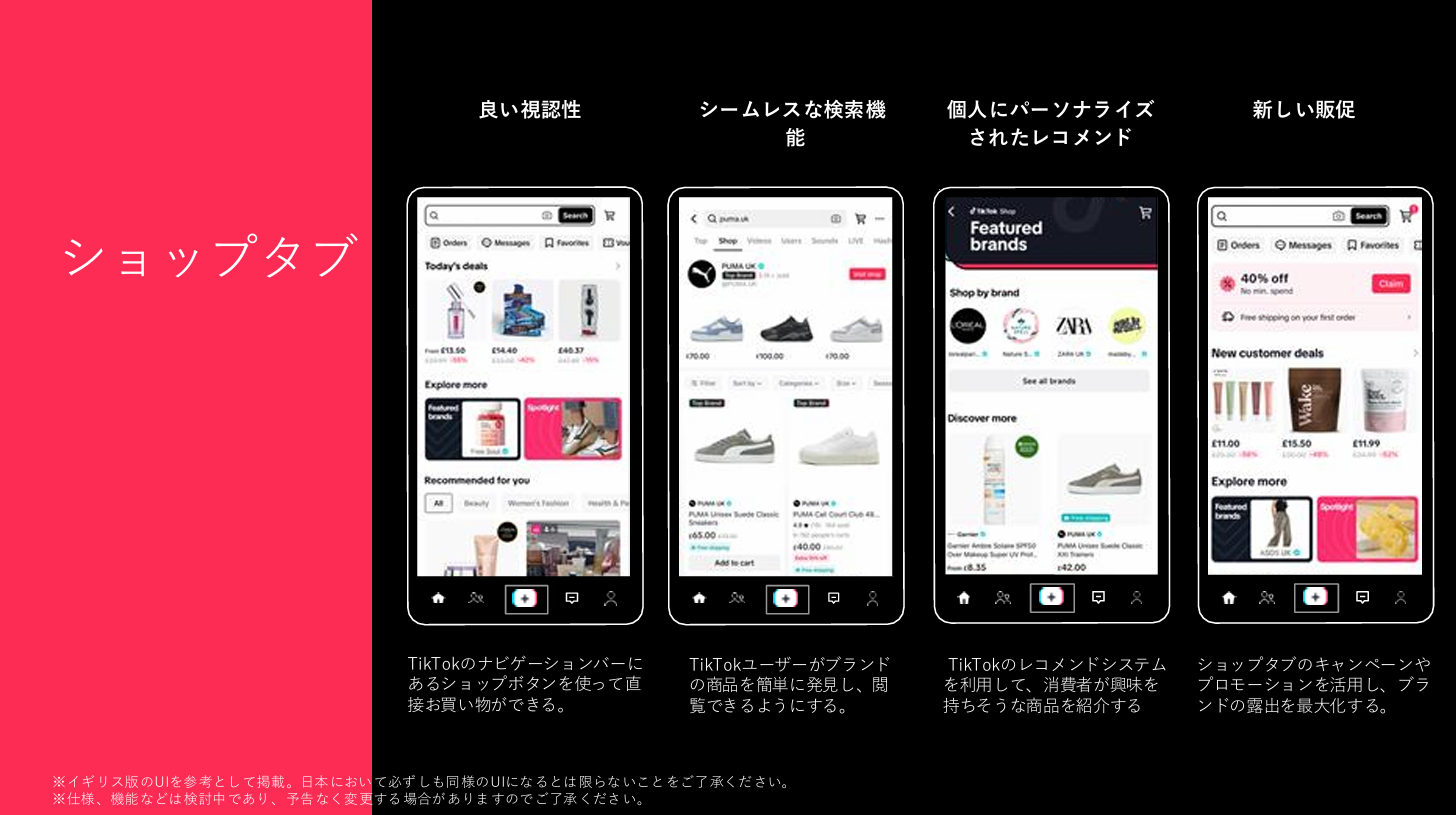 ④ショップタブ