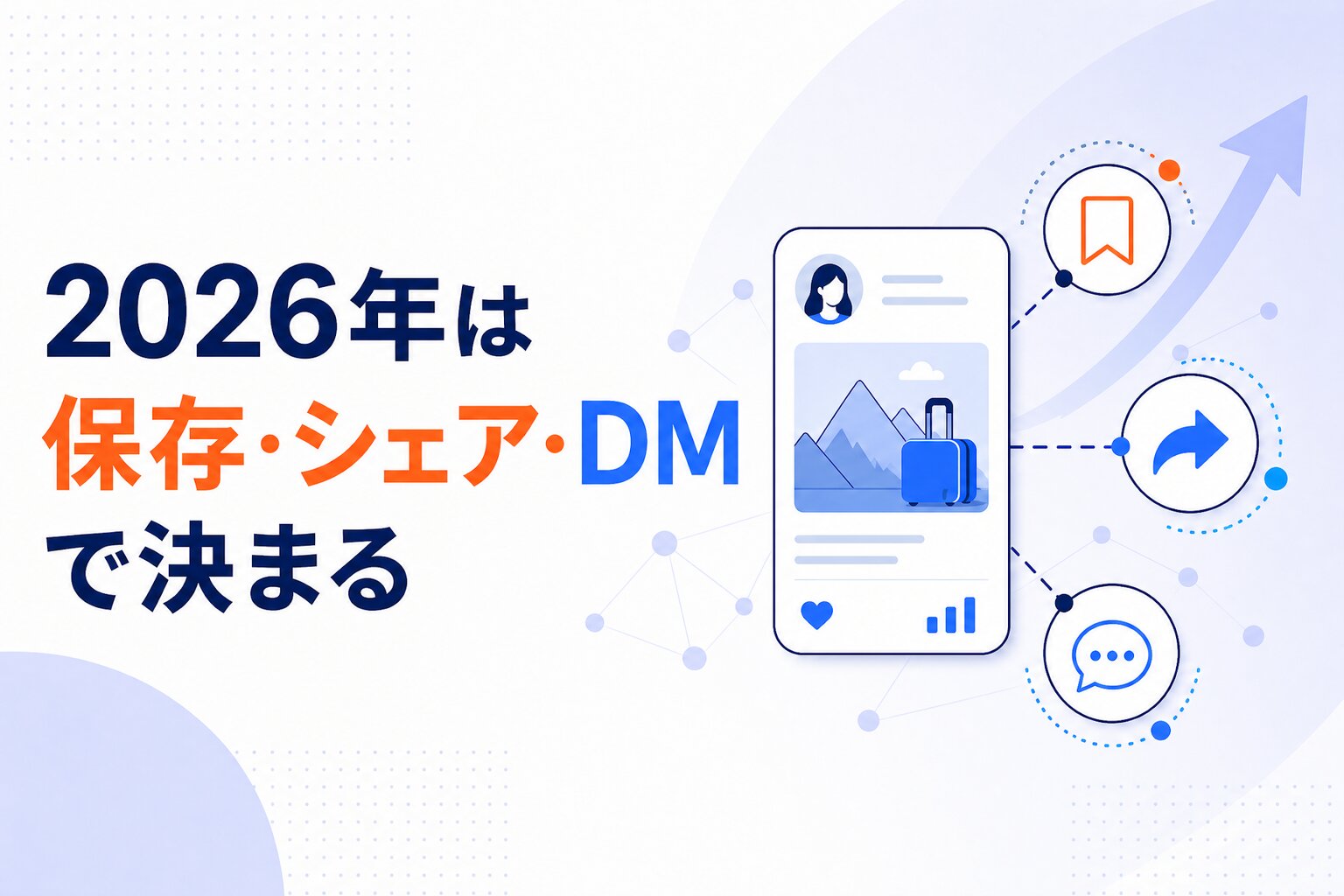Instagramのエンゲージメントを上げる方法｜2026年は「保存・シェア・DM」で決まる